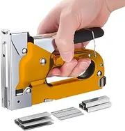 Avilia Manual Staple Gun for Repairs and Decorations - Heavy Duty Spring Action Staple Gun Compatible with Staples 4-8mm Steel