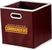 Franklin Sports NFL Storage Bins - Collapsible Cube Container + Storage Basket - NFL Office, Bedroom + Living Room Décor - 11"x11"