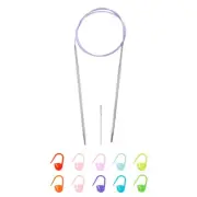 4 Gauge Knitting Circular Needle 32 Inch with Needle & Stitch Markers