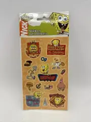 Vintage 2004 SpongeBob Stickers Nickelodeon Original Factory sealed