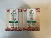 Limited Edition DOVE Holiday Beauty Bar Soap Peppermint Bark 2 Pack Lot of 2