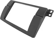 Rynplex Double 2 Din Frame Fascia Radio Frame Stereo Panel Plate CD Dashboard Panel Audio Frame, for, 3 Series E46 1998-2005 Auto Radio Mounting Frame