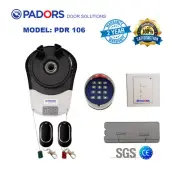 Garage Roller Door Opener PDR 106 With Keypad, 2 Remote, Weight Bar, Wall Switch