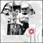 Star Wars Storm Troopers on Patrol Photo Body Print T-Shirt 2X NEW UNWORN