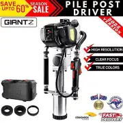 Giantz Petrol Post Driver 4-Stroke Rammer Pile Star Picket Fence Tool Heavy Duty