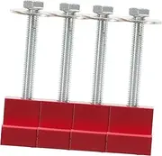 NUOBESTY 4pcs Aluminum J Hooks Kit for Pickup Truck Toolbox Mounting Clamps Durable Easy to Install Reliable Grip Suitable for Various Tool Boxes