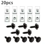 Easy to Install U Type Clip Car Fastener Set for BMW Reliable Stability