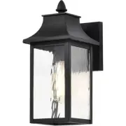 Nuvo Lighting 60/5997 Austen 13 inch Matte Black Outdoor Wall Lantern, Small