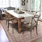 Extra Large Rug Terracotta Beautiful Distressed Dining Room Carpet 240x340cm