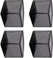 4pcs, Planting Reusable Breathable Basket Container Plant Bags, Sturdy and Material for Vegetables Fruits Seedlings, Black, Square net*4Pcs