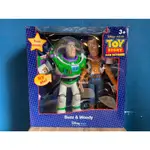 玩具總動員 TOY STORY 胡迪 巴斯光年 WOODY & BUZZ (已拆封，未測試電子功能)