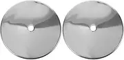 FIXOSHEE 2pcs Stainless Steel Heat Diffuser Plate Cover for Induction Cooker Thick Round for Hot Pot Table