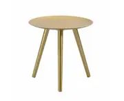 Golden Coffee Table and Side End Tables or Plant Stand