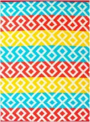 2722 Reversible Outdoor Chatai Rug, 120 Cm X 170 Cm Size, Multicolour