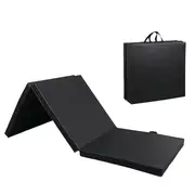 NNETM Ultra-Durable Folding Balance Mat - Anti-Tear, Sweat-Resistant(Black)