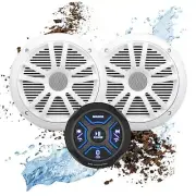 BOSS Audio Systems MG150W.6 Bluetooth Boat Stereo & Speakers - No CD, Amplified