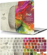 Hard Cover Compatible with New MacBook Pro 13 inch 2020 2019 2018 2017 2016 Release Model A1706 A1708 A1989 A2159 A2251 A2289 A2338, Laptop Hard Shell Case & Keyboard Cover, Brain