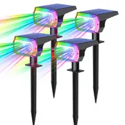 Outdoor Color Changing Garden Landscape Spotlights Waterproof Solar Spot lights