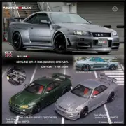 Motorhelix MH 1:64 Skyline GT-R Mk5 R34 Nismo Z-Tune Diecast Model Car