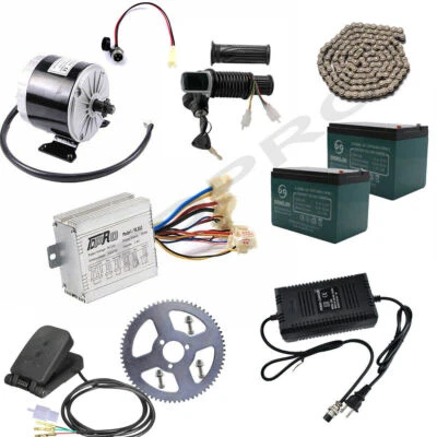 24V 350W Brush Motor Kit Controller DIY Electric e Bike Scooter Bicycle Go kart