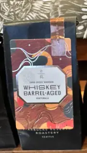 NEW STARBUCKS RESERVE KNOB CREEK BOURBON WHISKEY BARREL-AGED GUATEMALA 4oz