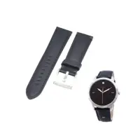 FS5497 22mm Black Leather Watch Strap For Fossil