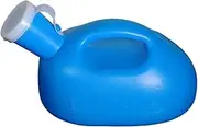 TJSCFY Portable Urinal for Men with Spill Proof Lid Male Urinal Bottles for Seniors Bedridden Patients Pee Bottle for Nighttime Use Pee Jug Container(Blue)