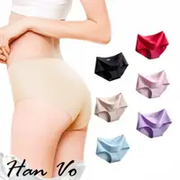 在飛比找蝦皮商城優惠-【HanVo】獨立包裝一片式冰絲無痕女生內褲 純色素色中低腰