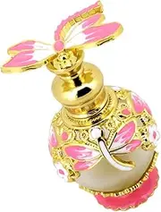 CLISPEED Refillable Dropper Bottle for Essential Oils and Perfumes Vintage Style Perfume Bottle Elegant Design Lightweight and for Travel for Storing Lotion and Toner