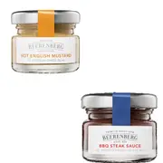 Beerenberg BBQ Steak Sauce, Hot English Mustard x 120 portions