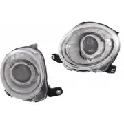 For Fiat 500 Headlight 2012 13 14 15 16 17 Pair Driver and Passenger Side