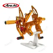 CNC Rearsets Footrest Foot Pegs For Kawasaki Z400 Ninja 400 EX400 ABS 2018-2023