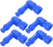 GARVALON 5pcs Spark Plug Boots Replacement Caps for Motorized Bicycles High Temperature Resistant Durable Plug Caps for Enhanced Vehicle Performance and Reliability
