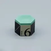 KAMUI ROKU Green Premium Billiard Chalk For Pool & Billiard Cue Tip - 1 piece