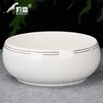 茶洗缸特大號水盂功夫筆洗茶碗茶具盆配件大全家用品高檔白瓷輕奢