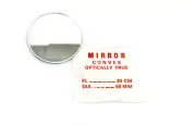 Eisco Labs Convex Mirror - Glass, dia 50mm, Focal length 200mm