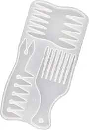 BEBEMOKO DIY Comb Mold Epoxy Silicone Flexible Washable Comb Brush Making Reusable Silicone Molding Tool