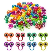 80 Pcs Eye Finger Puppets Googly Eye Finger Puppets Eyeball Finger Puppet Rings
