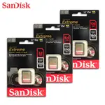 保固公司貨 SANDISK V30 EXTREME SD U3 速度 180M 記憶卡 單眼 32G 64G 128G