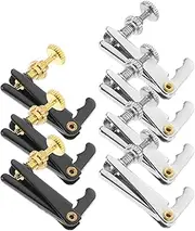 Kisangel 8pcs Metal Violin Tuning Keys Precision Instrument Key Tuners for Beginners Professionals Easy Installation Lightweight Durable Violin Accessories