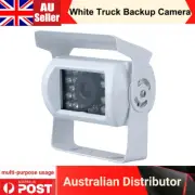 White Trucks Backup Camera Heavy Duty 18 LED IR Night Vision For Trailer Pickups