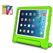 StylePro Combo, iPad Air 3, 10.5"Kids case + Screen Protector. Shockproof EVA case, green.