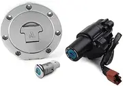 Yurefax Motobike Ignition Switch Gas Cap Cover, for Seat, Lock Key Set, for CBR1000RR 2008-2014 Motorcycle Ignition Switch Key
