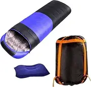 Eigell Camping Sleeping Bag with Pillow Versatile with Storage Bag for Emergency Office