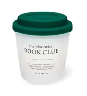 New Target Bullseye Playground Plot Twist Book Club Coffee Cup Scented Candle ☕