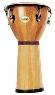 MANO PERCUSSION MP1512NA 12 Inch Pro Style Djembe 7" head, Natural