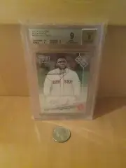 DAVID ORTIZ 2017 17 Topps Now Retiring Number BGS 9/ auto 9 number 44/99