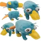 Blue Platypus Plush Toys PP Cotton Fill Stuffed Platypus Sofa Cushion
