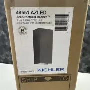 Kichler 49551 AZLED Walden LED Medium Outdoor Wall in Architectural Bronze