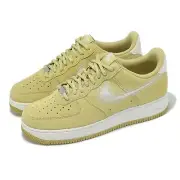 Nike Air Force 1 07 LV8 AF1 Embroidered Swoosh Buff Gold Men Casual HJ4465-700